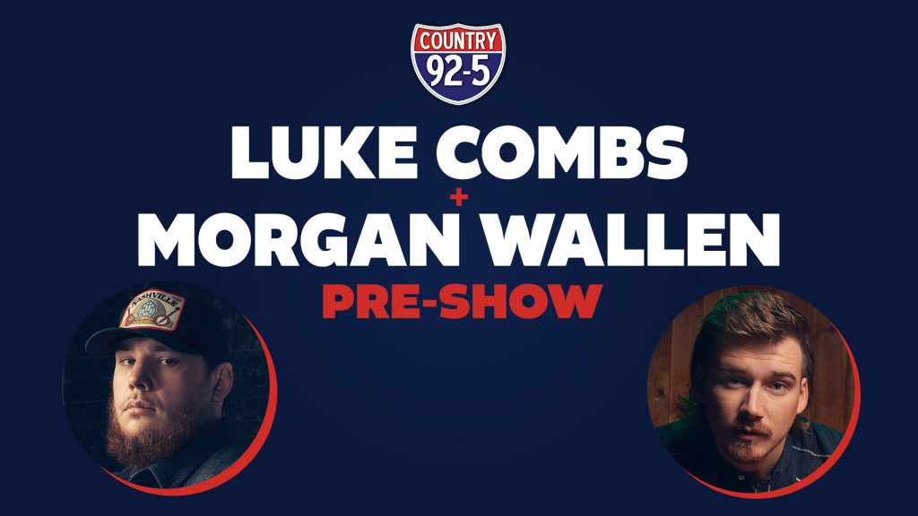 Luke Combs And Morgan Wallen Pre-Show